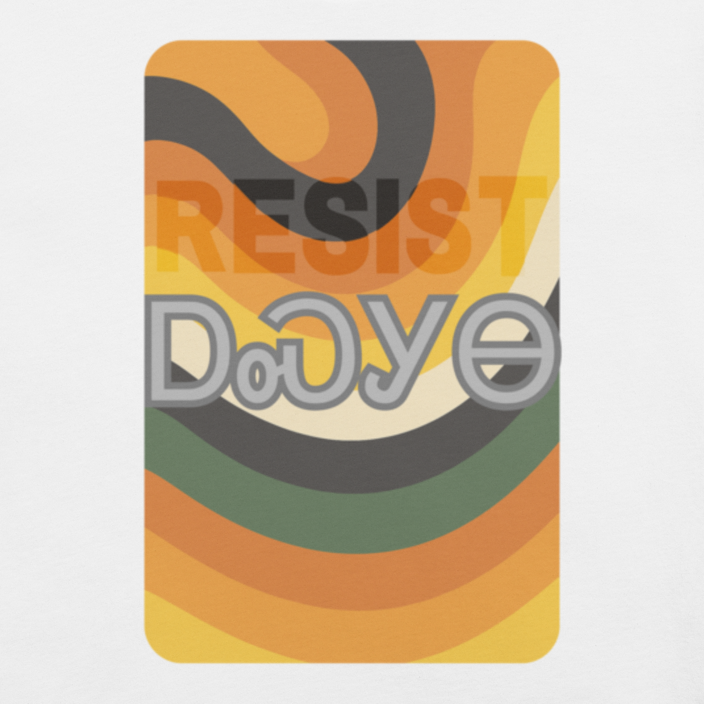 🧡✊ “ᎠᏍᎩᎾ – Resist” Retro Earthwave Vinyl Sticker – Cherokee Language Edition Description: