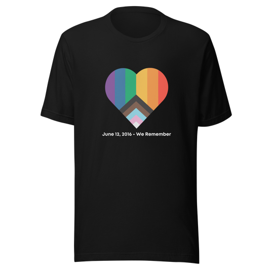 🖤🌈 We Remember – Pulse Memorial Tee (Unisex Fit)